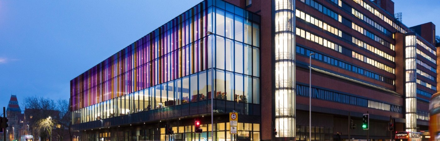 An image of the Alliance Manchester Business School building