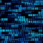 An abstract image representing a blockchain.